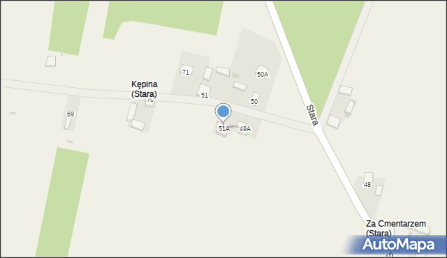 Stara, Stara, 51A, mapa Stara
