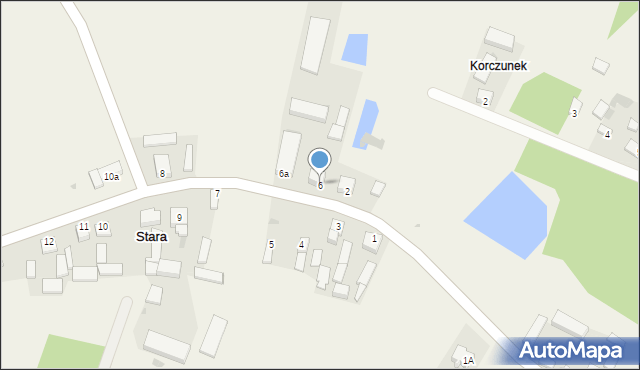 Stara, Stara, 6, mapa Stara