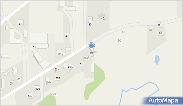 Stara Biała, Stara Biała, 86, mapa Stara Biała