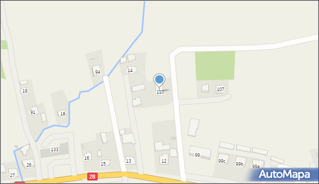 Stara Bircza, Stara Bircza, 110, mapa Stara Bircza