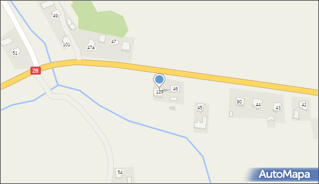 Stara Bircza, Stara Bircza, 129, mapa Stara Bircza
