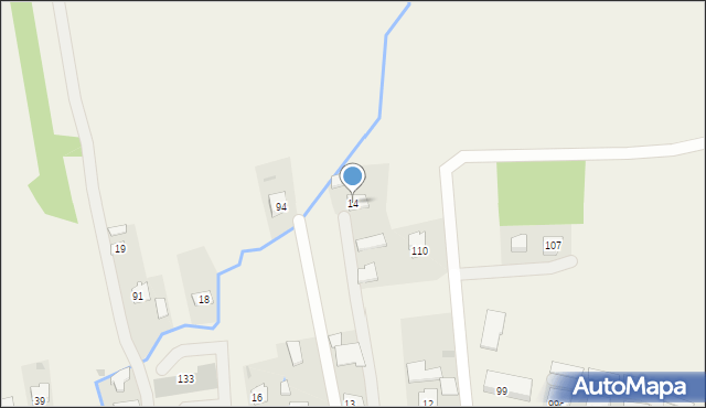 Stara Bircza, Stara Bircza, 14, mapa Stara Bircza