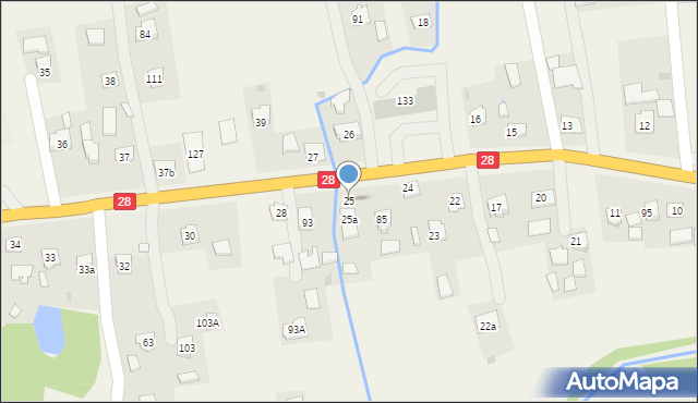 Stara Bircza, Stara Bircza, 25, mapa Stara Bircza