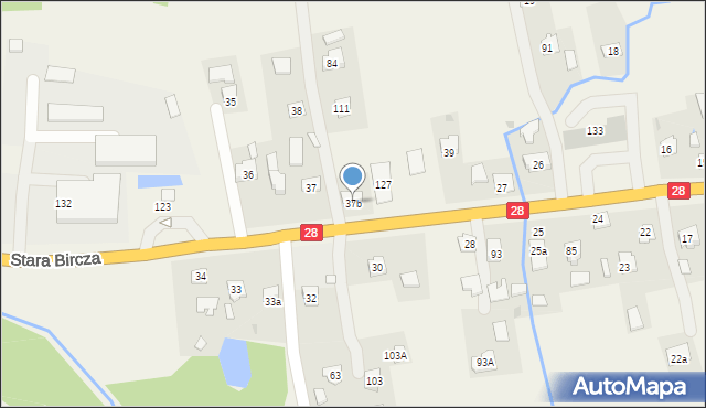 Stara Bircza, Stara Bircza, 37b, mapa Stara Bircza