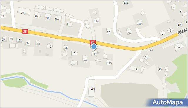 Stara Bircza, Stara Bircza, 5, mapa Stara Bircza