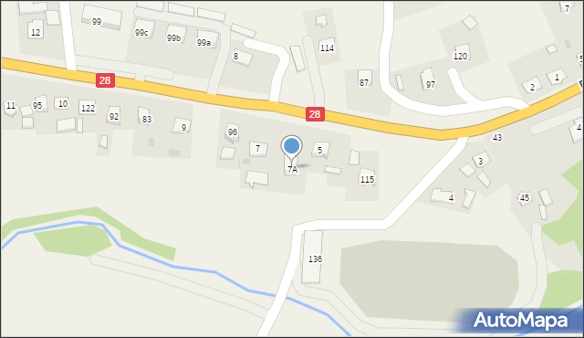 Stara Bircza, Stara Bircza, 7A, mapa Stara Bircza