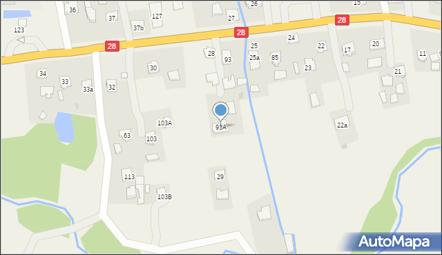 Stara Bircza, Stara Bircza, 93A, mapa Stara Bircza