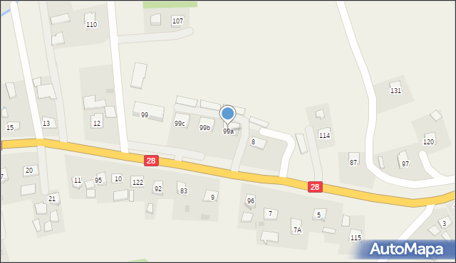 Stara Bircza, Stara Bircza, 99a, mapa Stara Bircza