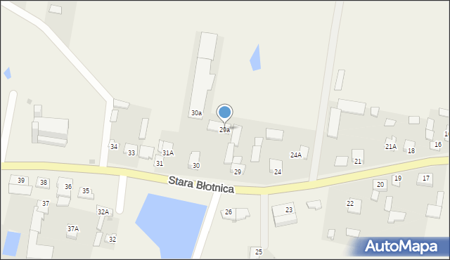 Stara Błotnica, Stara Błotnica, 29a, mapa Stara Błotnica