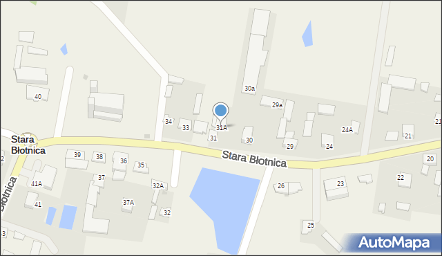 Stara Błotnica, Stara Błotnica, 31A, mapa Stara Błotnica