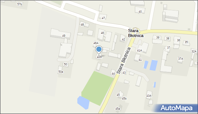 Stara Błotnica, Stara Błotnica, 42A, mapa Stara Błotnica
