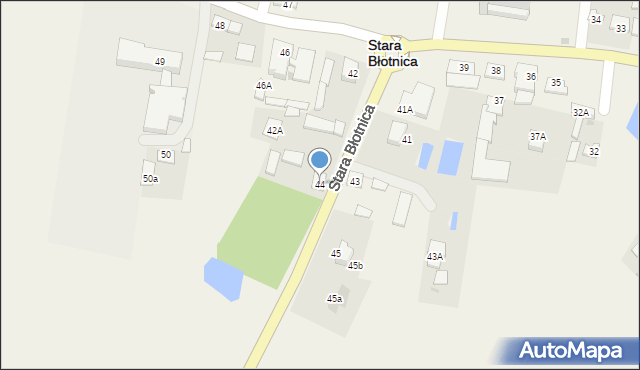 Stara Błotnica, Stara Błotnica, 44, mapa Stara Błotnica