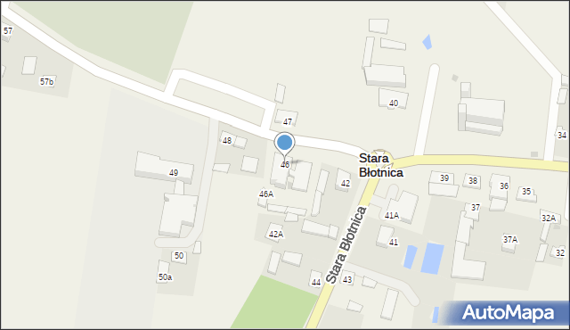 Stara Błotnica, Stara Błotnica, 46, mapa Stara Błotnica