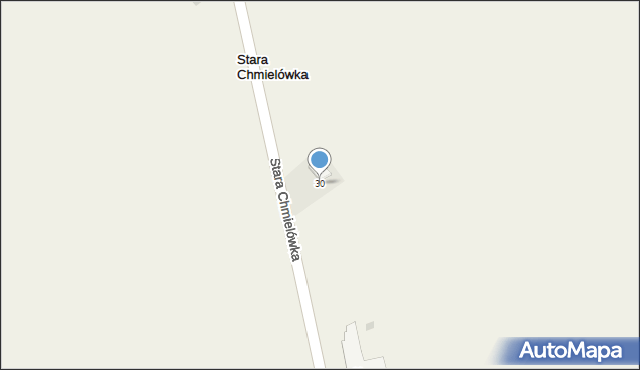 Stara Chmielówka, Stara Chmielówka, 30, mapa Stara Chmielówka