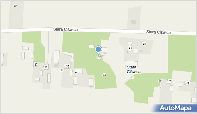 Stara Ciświca, Stara Ciświca, 41, mapa Stara Ciświca