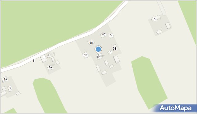 Stara Dąbrowa, Stara Dąbrowa, 6A, mapa Stara Dąbrowa