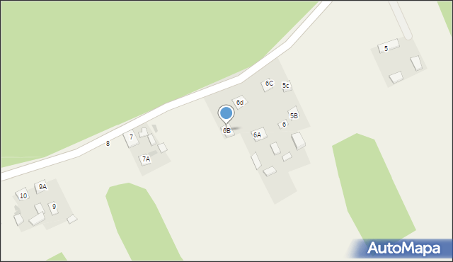 Stara Dąbrowa, Stara Dąbrowa, 6B, mapa Stara Dąbrowa