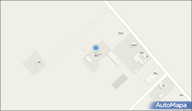 Stara Dąbrowa, Stara Dąbrowa, 36b, mapa Stara Dąbrowa