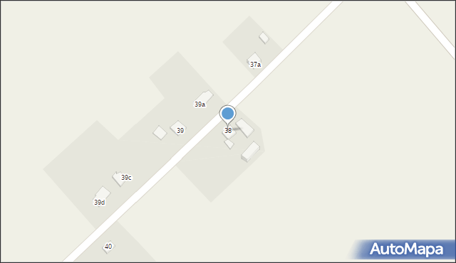Stara Dąbrowa, Stara Dąbrowa, 38, mapa Stara Dąbrowa