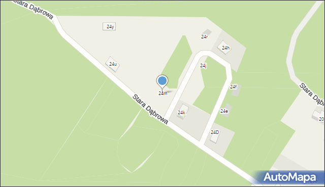 Stara Dąbrowa, Stara Dąbrowa, 24m, mapa Stara Dąbrowa