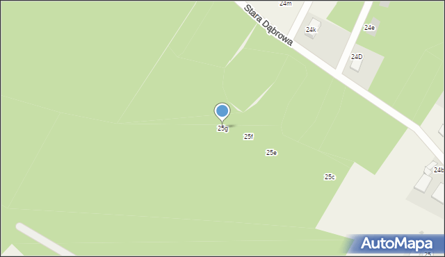 Stara Dąbrowa, Stara Dąbrowa, 25g, mapa Stara Dąbrowa