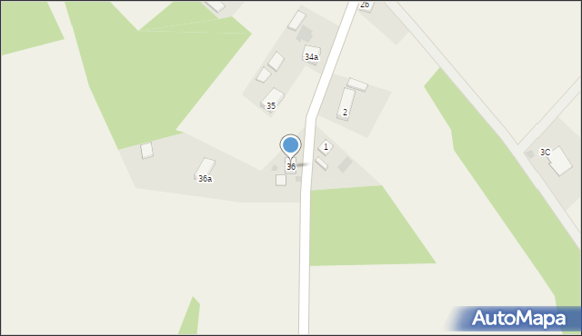 Stara Dąbrowa, Stara Dąbrowa, 36, mapa Stara Dąbrowa