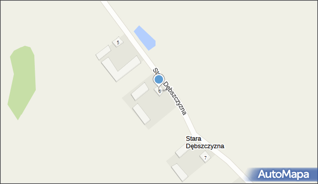 Stara Dębszczyzna, Stara Dębszczyzna, 6, mapa Stara Dębszczyzna