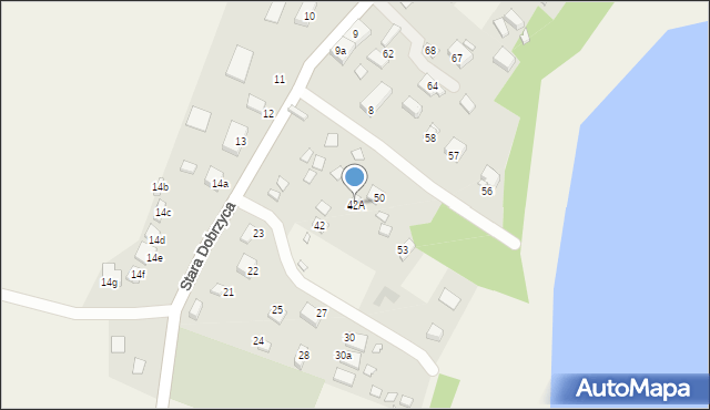 Stara Dobrzyca, Stara Dobrzyca, 42A, mapa Stara Dobrzyca