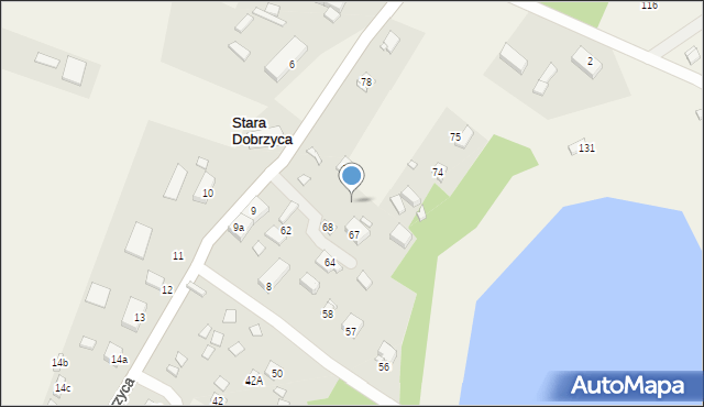 Stara Dobrzyca, Stara Dobrzyca, 69, mapa Stara Dobrzyca