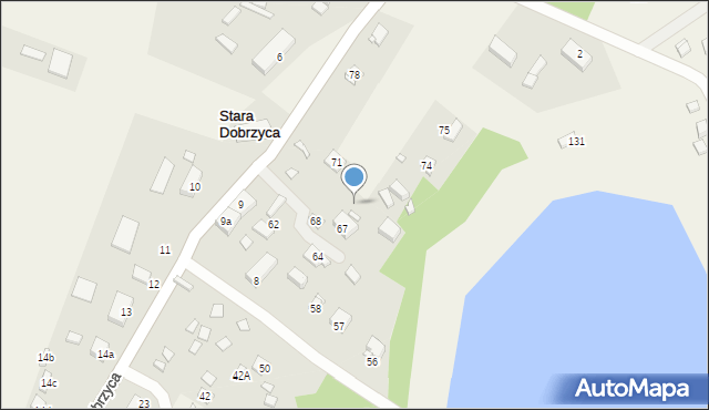 Stara Dobrzyca, Stara Dobrzyca, 70, mapa Stara Dobrzyca