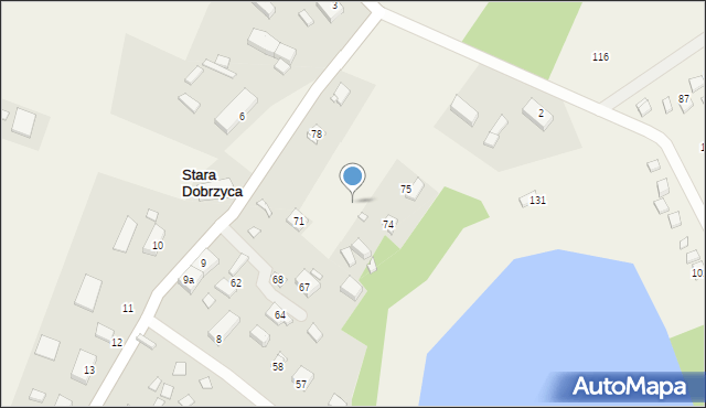 Stara Dobrzyca, Stara Dobrzyca, 73, mapa Stara Dobrzyca