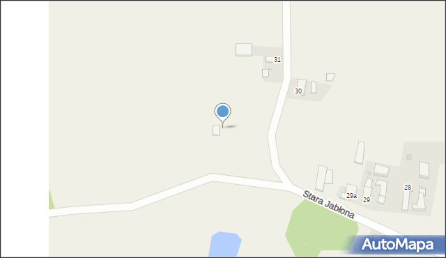 Stara Jabłona, Stara Jabłona, 31a, mapa Stara Jabłona