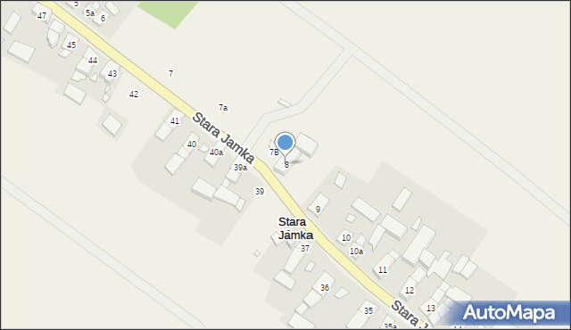 Stara Jamka, Stara Jamka, 8, mapa Stara Jamka