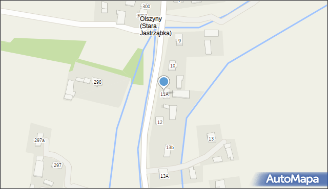 Stara Jastrząbka, Stara Jastrząbka, 11A, mapa Stara Jastrząbka