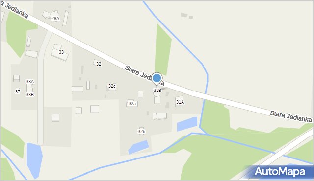 Stara Jedlanka, Stara Jedlanka, 31B, mapa Stara Jedlanka