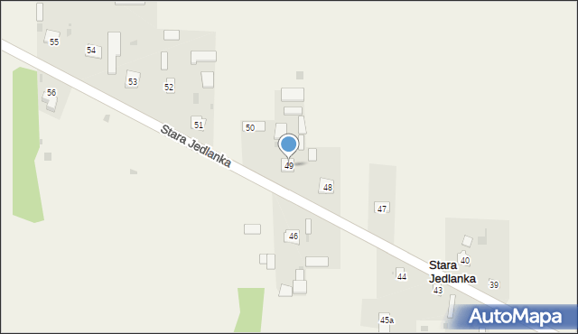 Stara Jedlanka, Stara Jedlanka, 49, mapa Stara Jedlanka