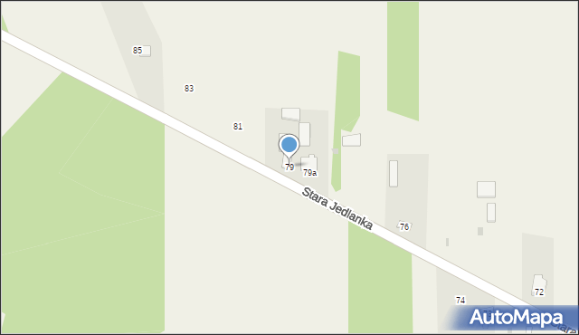 Stara Jedlanka, Stara Jedlanka, 79, mapa Stara Jedlanka