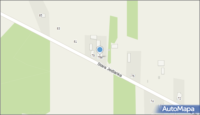 Stara Jedlanka, Stara Jedlanka, 79a, mapa Stara Jedlanka