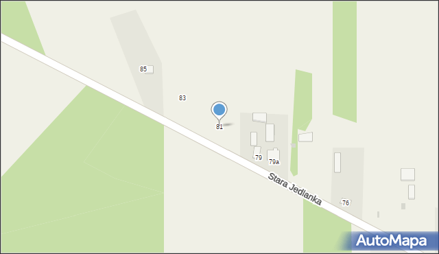 Stara Jedlanka, Stara Jedlanka, 81, mapa Stara Jedlanka