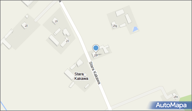 Stara Kakawa, Stara Kakawa, 16f, mapa Stara Kakawa