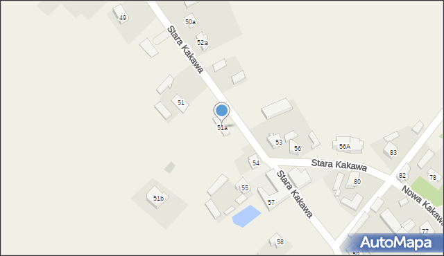Stara Kakawa, Stara Kakawa, 51a, mapa Stara Kakawa