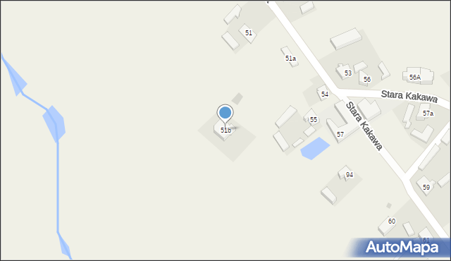 Stara Kakawa, Stara Kakawa, 51b, mapa Stara Kakawa