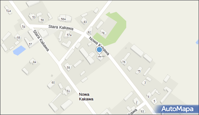 Stara Kakawa, Stara Kakawa, 77, mapa Stara Kakawa