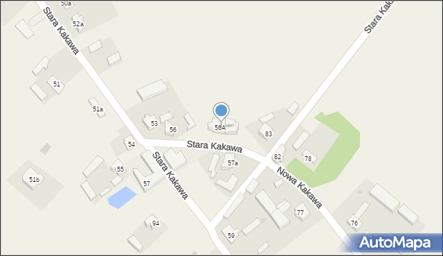 Stara Kakawa, Stara Kakawa, 80a, mapa Stara Kakawa