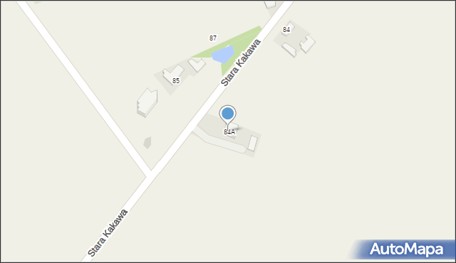 Stara Kakawa, Stara Kakawa, 84A, mapa Stara Kakawa