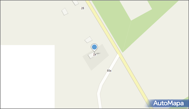 Stara Kaźmierka, Stara Kaźmierka, 1a, mapa Stara Kaźmierka