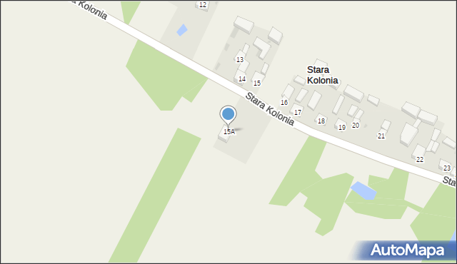 Stara Kolonia, Stara Kolonia, 15A, mapa Stara Kolonia