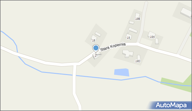 Stara Kopernia, Stara Kopernia, 17, mapa Stara Kopernia