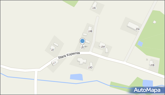 Stara Kopernia, Stara Kopernia, 19, mapa Stara Kopernia