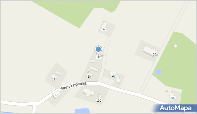 Stara Kopernia, Stara Kopernia, 19B, mapa Stara Kopernia